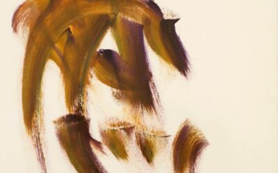 Julia Toledo dona una de sus pinturas a las Cortes de Castilla La Mancha