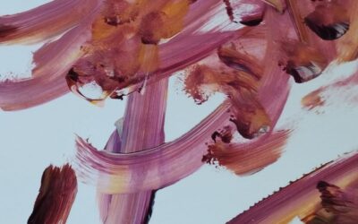 Julia Toledo muestra su solidaridad con Gaza a través de su pintura.